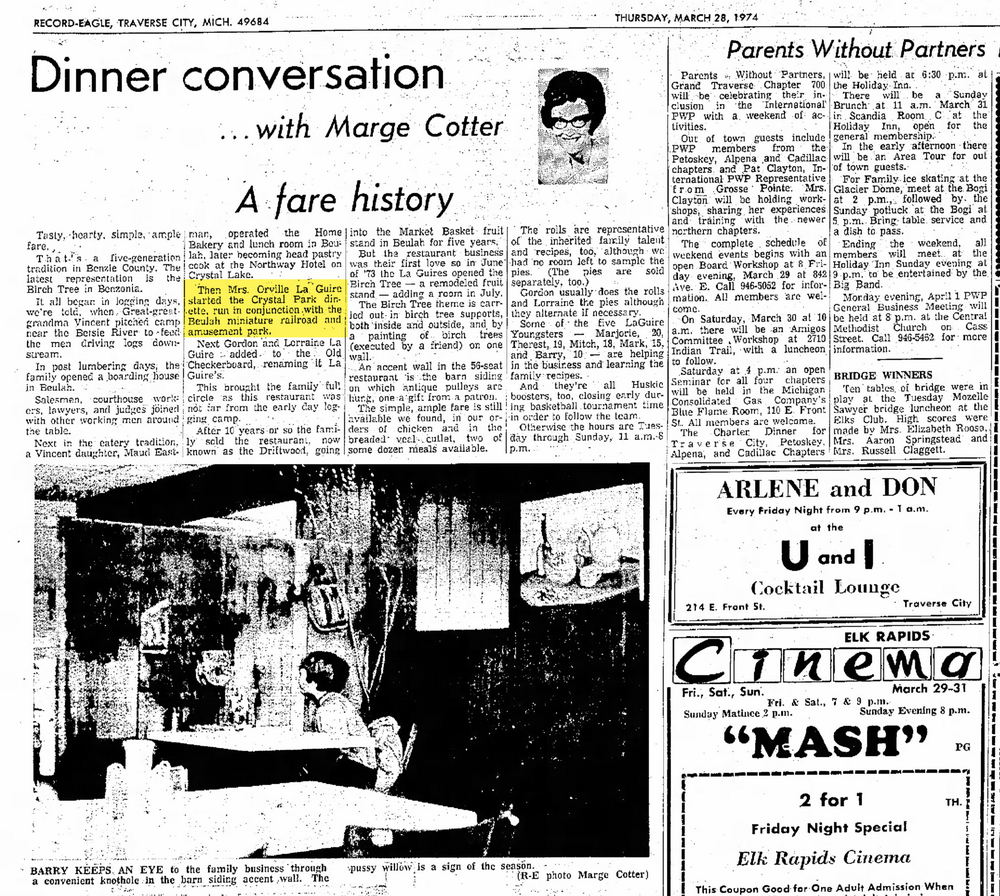 Crystal Park - March 1974 Article (newer photo)